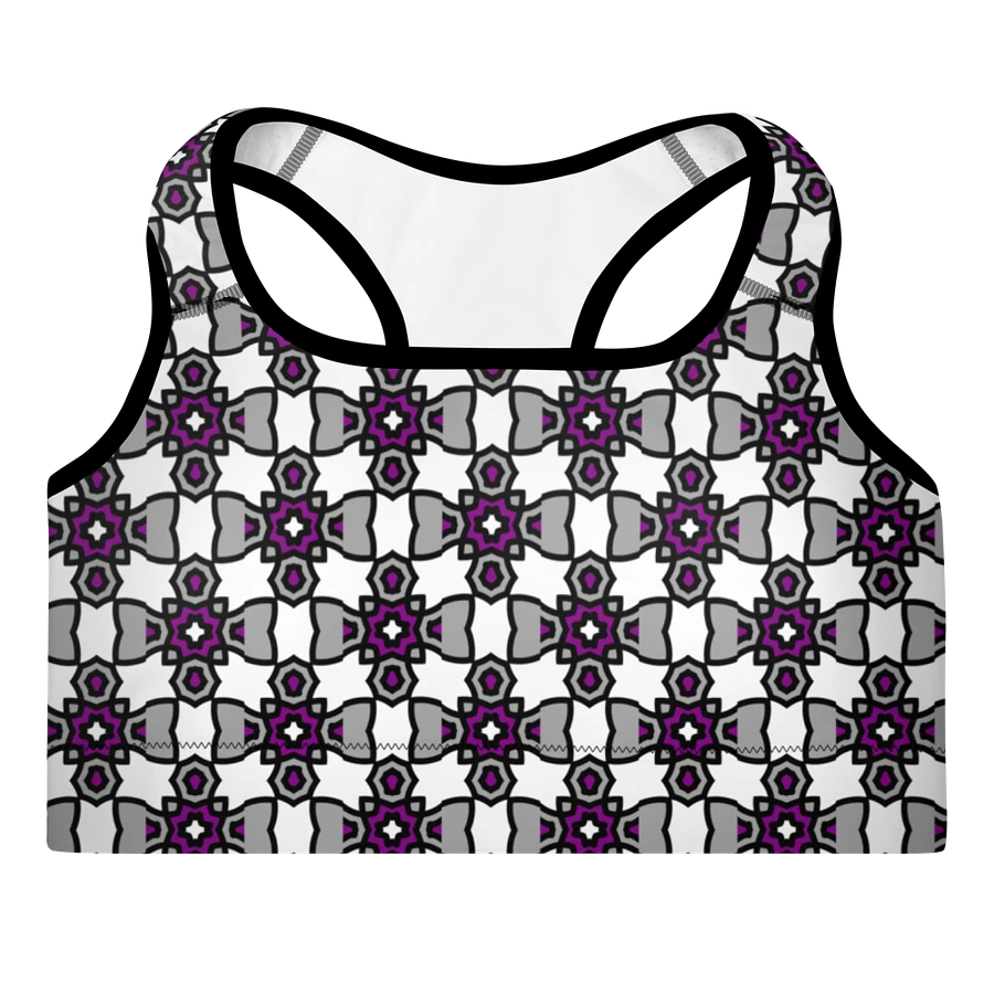 Asexual Abstract (2) - Padded Sports Bra product image (3)