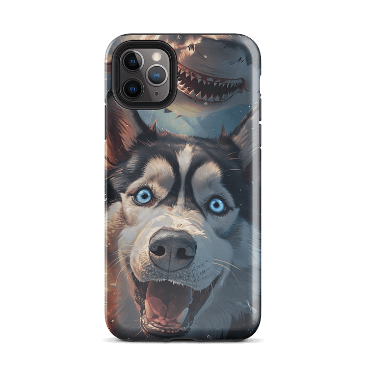 Surreal Husky vs. Shark iPhone® Tough Case product image (51)