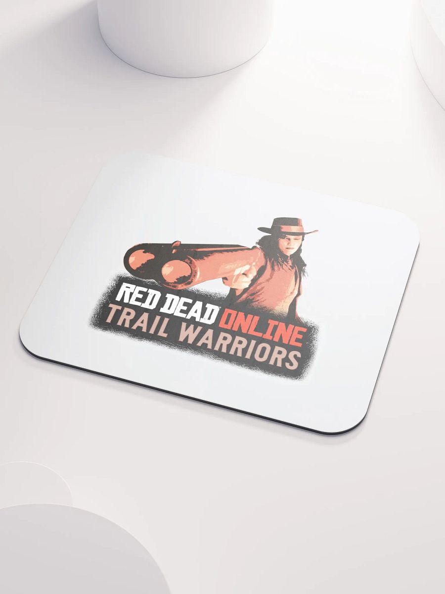Trail Warriors Red Dead Game Cover Art Lady Gunslinger Mouse Pad product image (3)