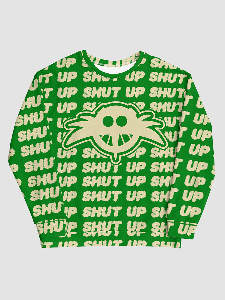 SHUT UP SWEATER ( GREEN!!!!!!!!!!!!!!!!!!!!!!!!!) product image (1)