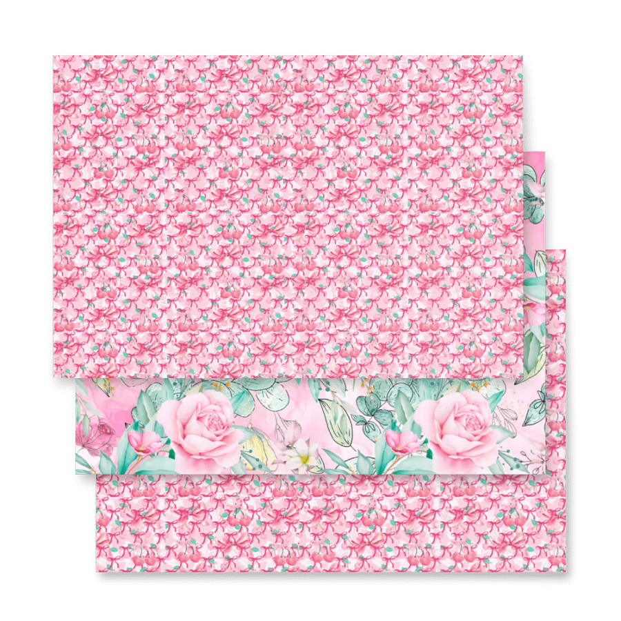 Blossom Bliss Wrapping Paper Set for moms friends nd daughter perfect gifts product image (4)