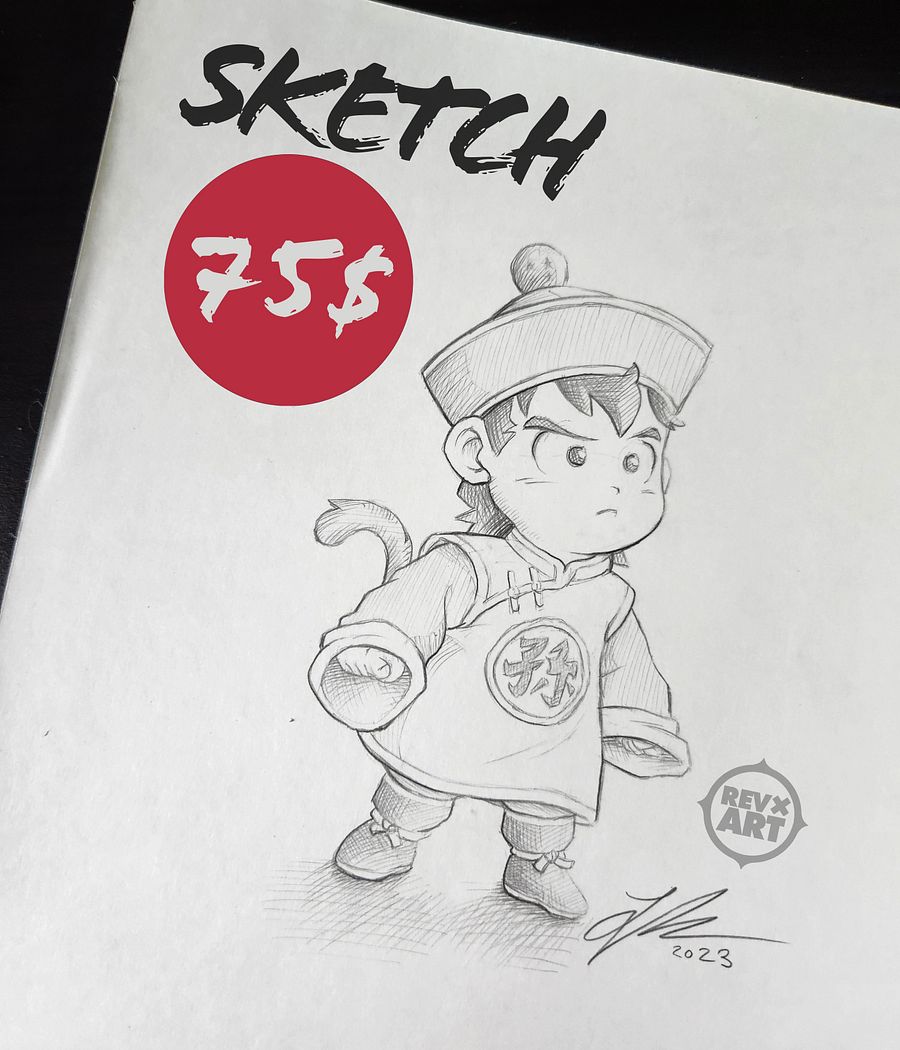 Sketch Commission product image (1)