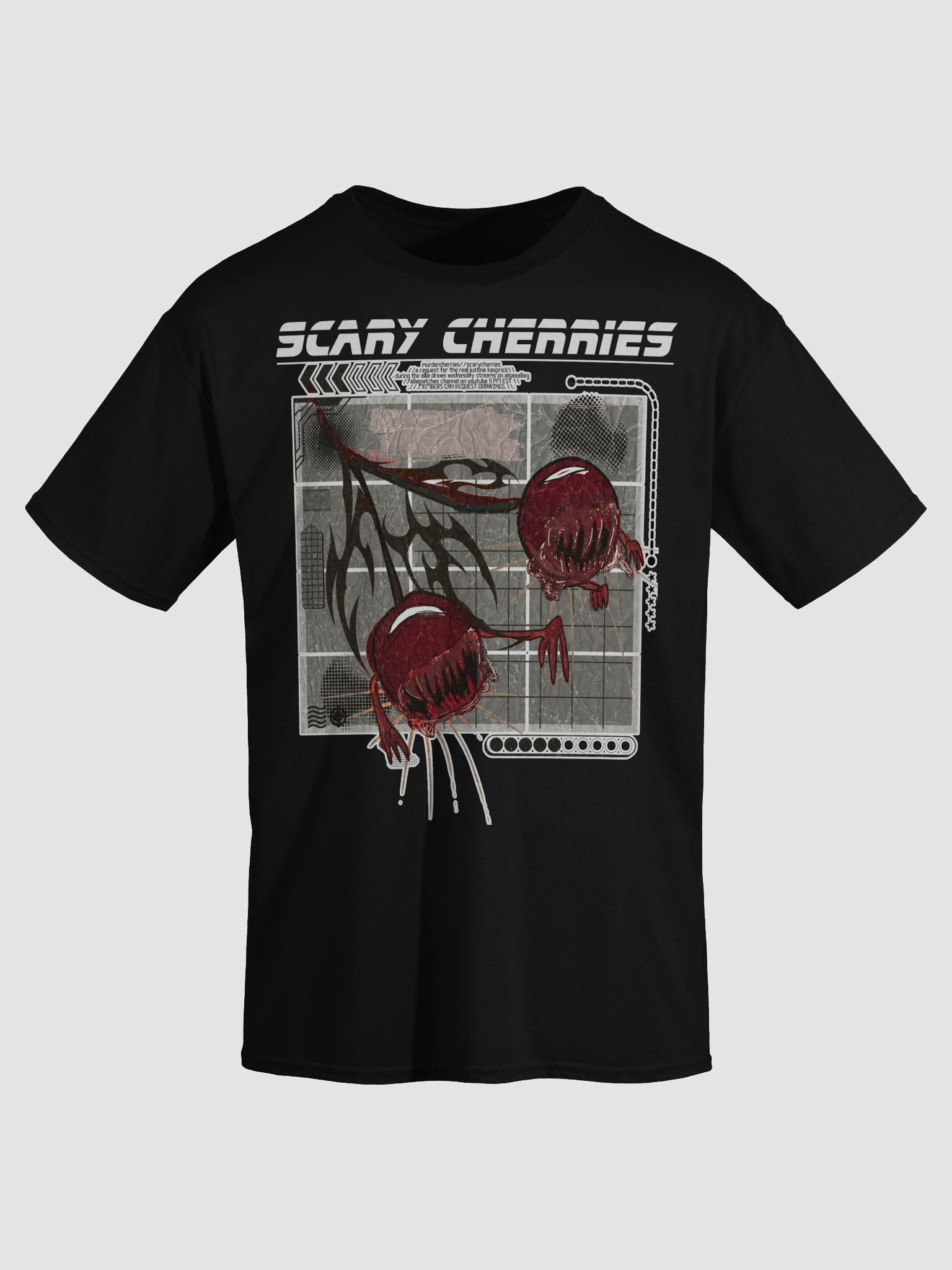 Scary Cherries Graphic T-Shirt product image (3)