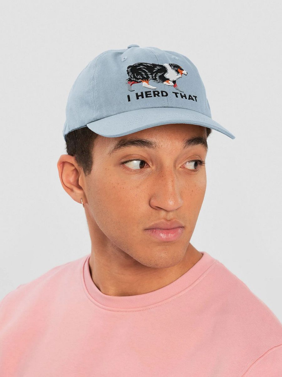 I Herd That Classic Dad Hat(Embroidered) of an Australian Shepherd(Tricolor) product image (19)