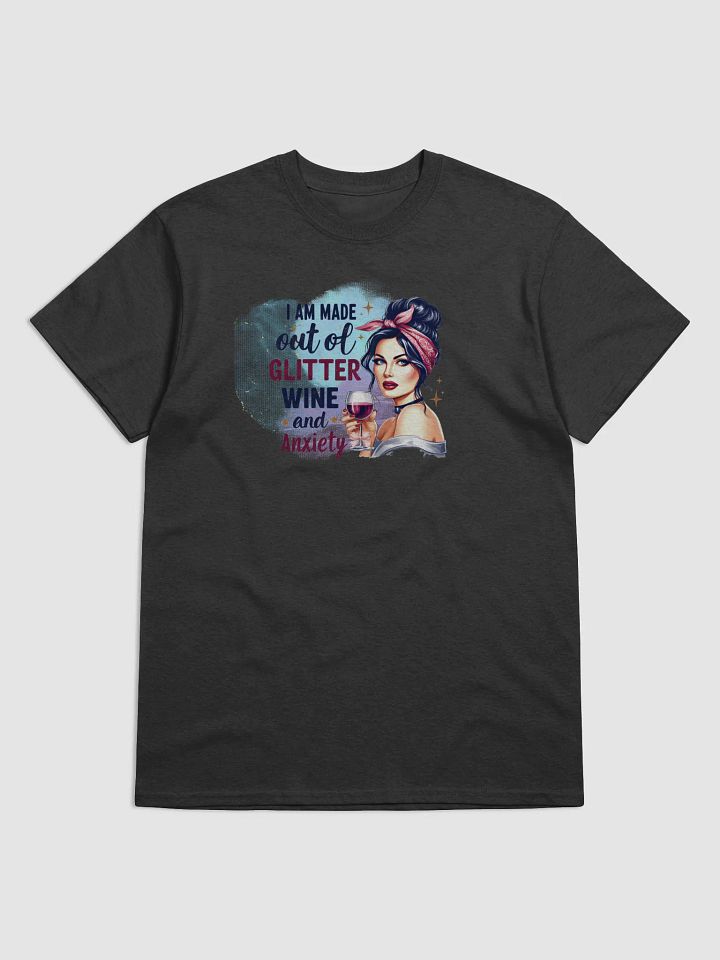 Glitter Wine & Anxiety T-Shirt product image (2)