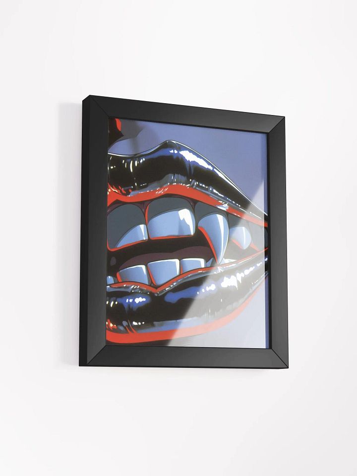 "Kiss that leaves it's mark" Framed Poster product image (26)