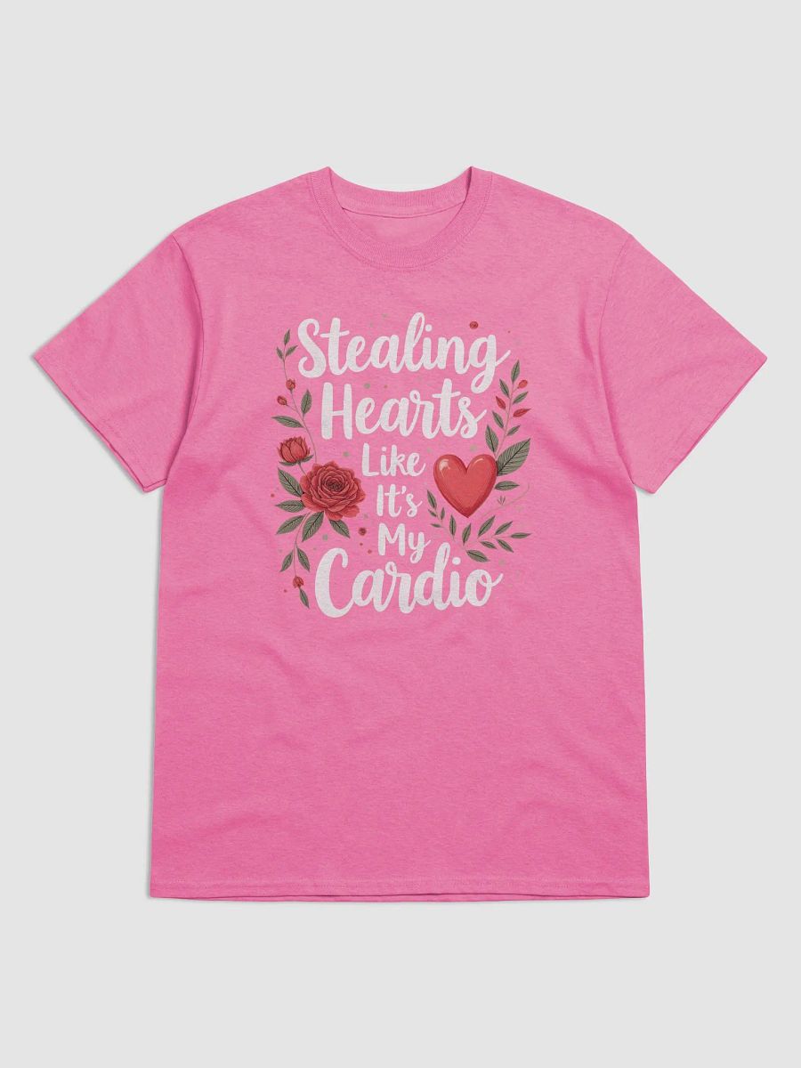 Stealing Hearts Like It's My Cardio' Valentine's Day t-shirt product image (1)