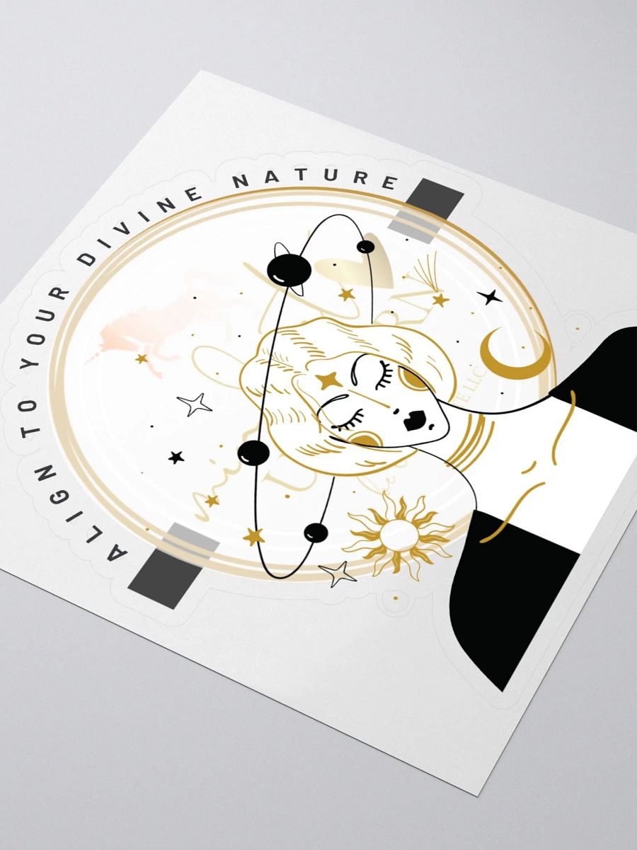 Align To Your Divine Nature Kiss Sticker product image (3)