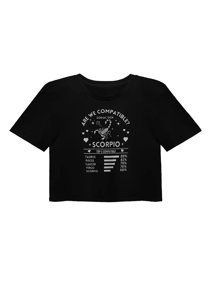 Scorpio Zodiac Sign Romantic Compatibility - AS Colour Women's Premium Crop Top product image (3)