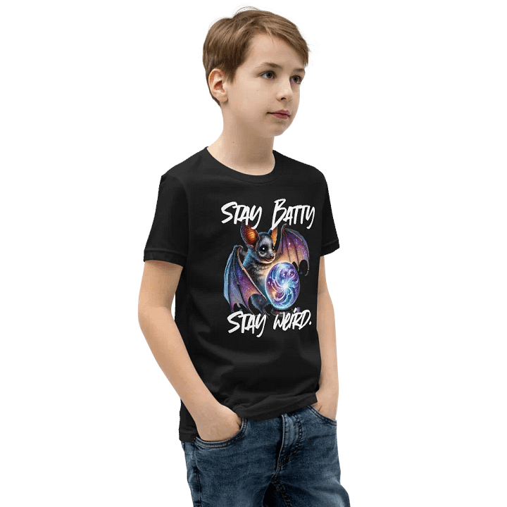 Stay Batty. Stay Weird Youth tee product image (2)