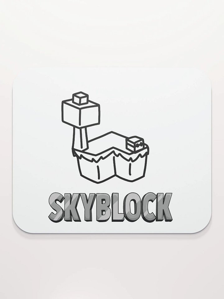 Skyblock Doodle Mouse Pad product image (2)