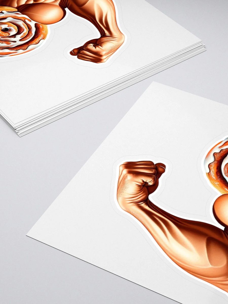 Cinnamon Roll Swole Sticker product image (4)