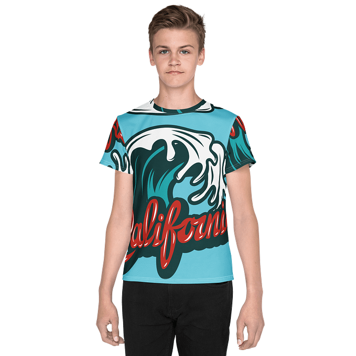 California Wave All-Over Print T-Shirt product image (1)