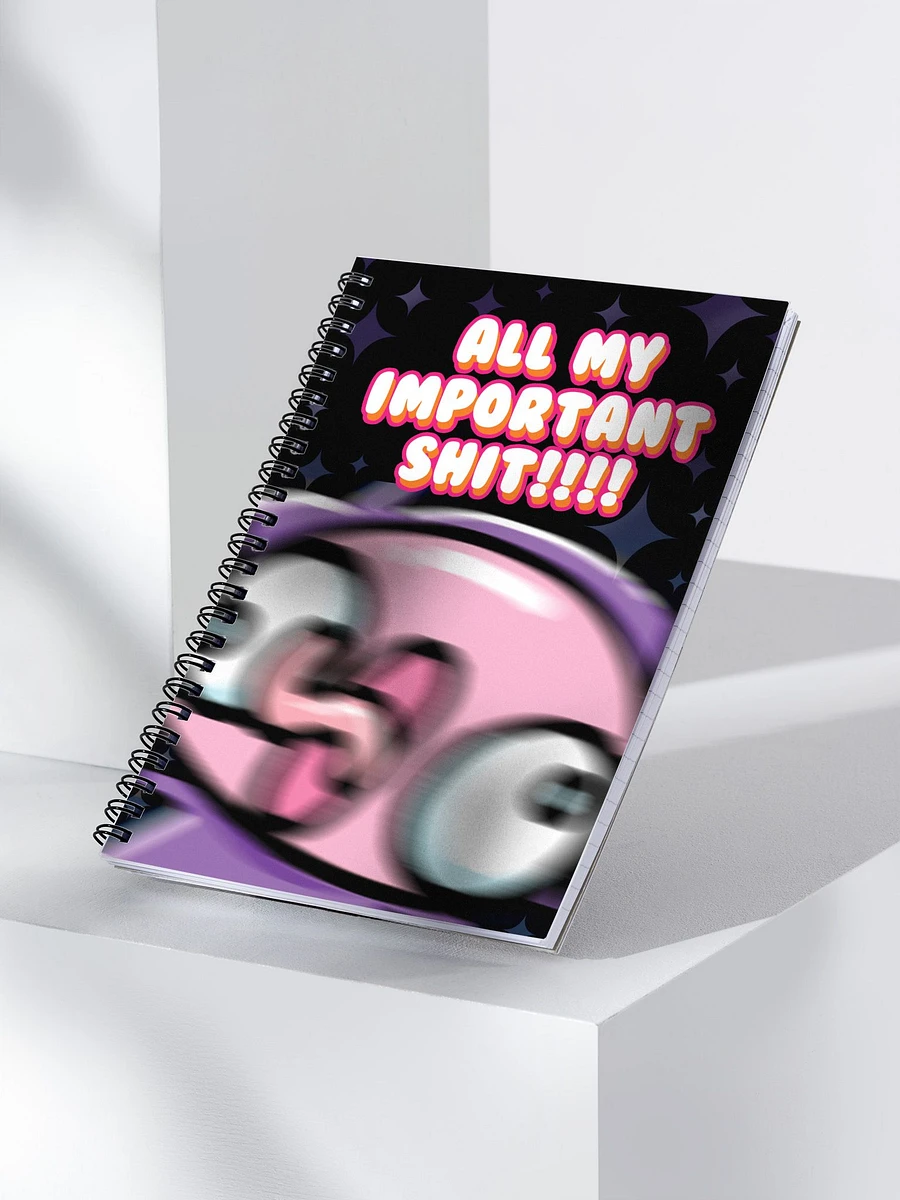 Important sh*t Spiral Notebook product image (4)