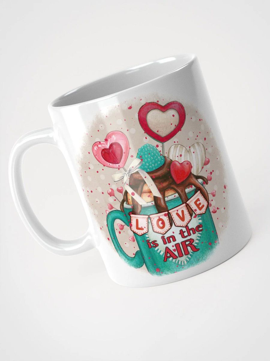 Love is in the Air White Glossy Mug product image (3)