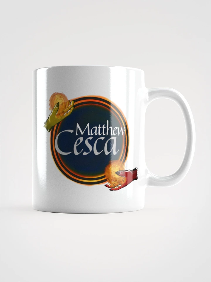 Matthew Cesca Author Logo White Ceramic Mug product image (1)