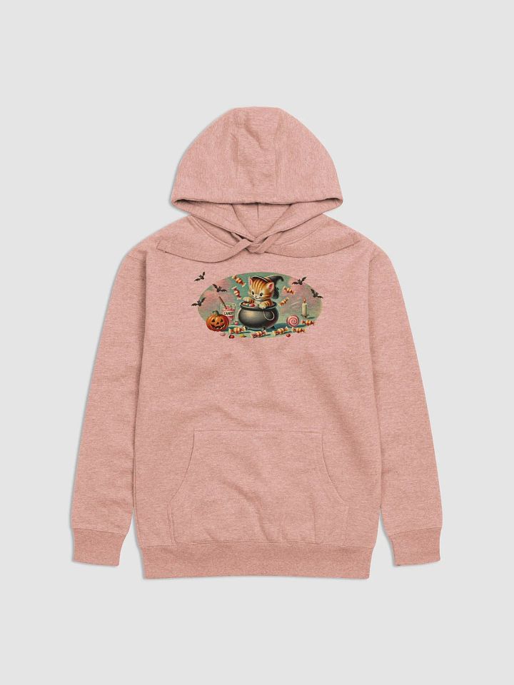 Halloween Cauldron Kitten Premium Unisex Hoodie product image (2)