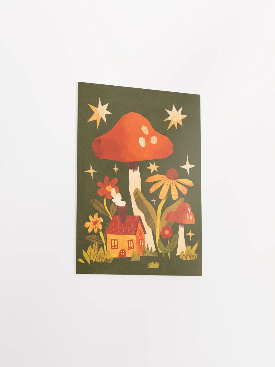 Mushroom Cottage Print product image (4)