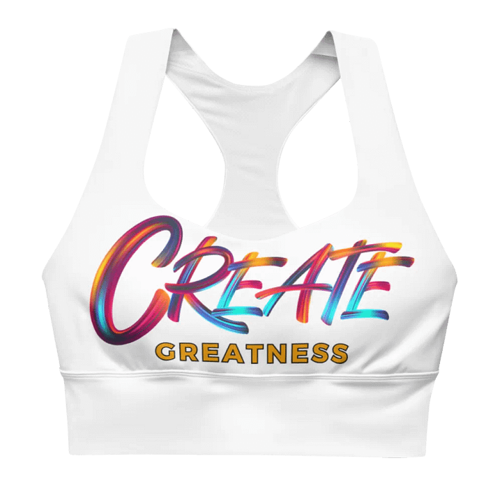 Create Greatness Padded Workout Sports Bra product image (1)