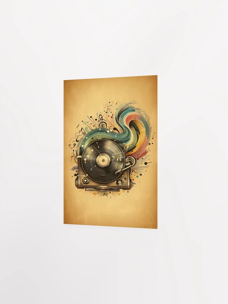 Retro Musical Melodies Vinyl Poster product image (4)