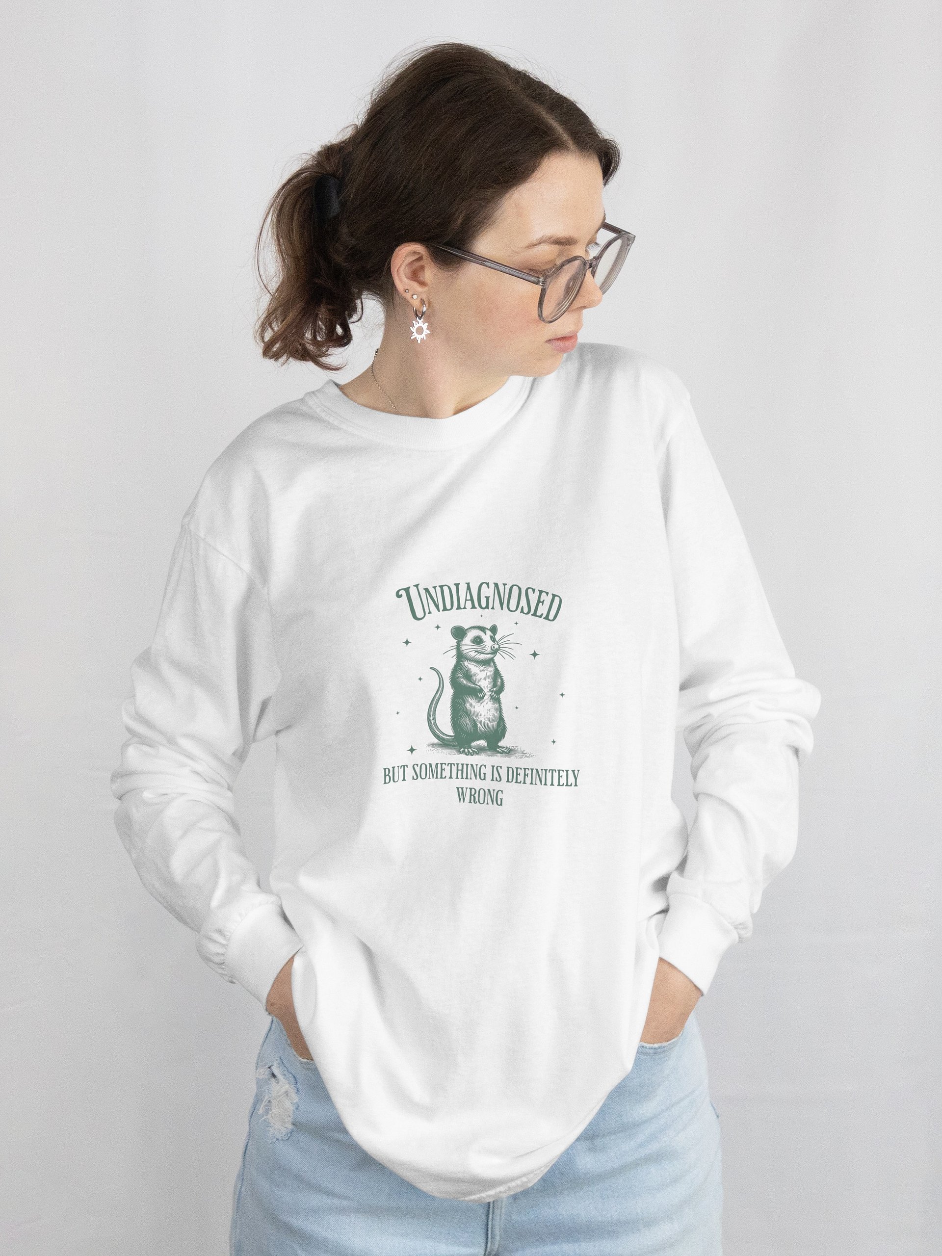 Undiagnosed But Something Is Definitely Wrong Sweatshirt product image (2)
