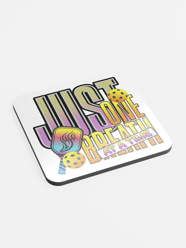 Just One Breath At A Time Pickleball Coaster product image (2)
