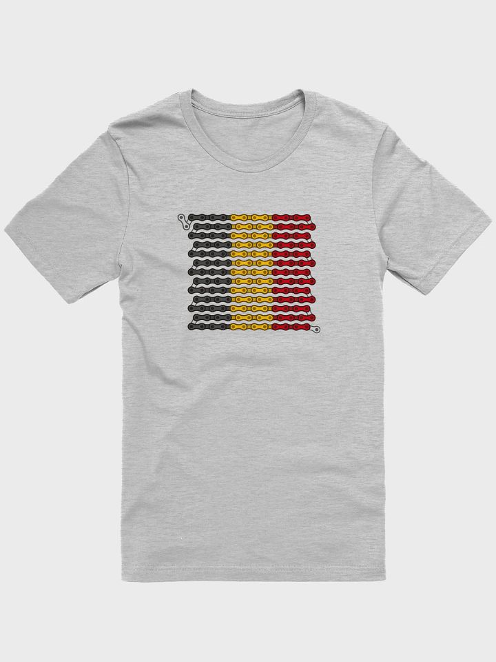 Belgium Bike Chain Flag on Light Color Supersoft Tee product image (5)
