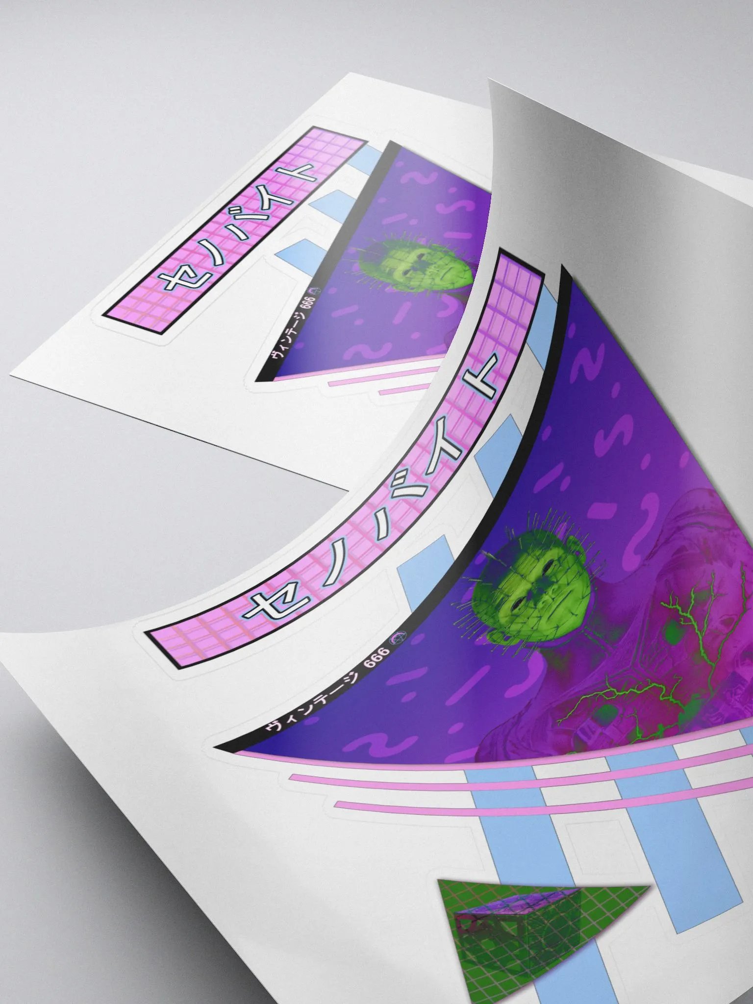 Satanic-Wave Cenobite Sticker product image (4)
