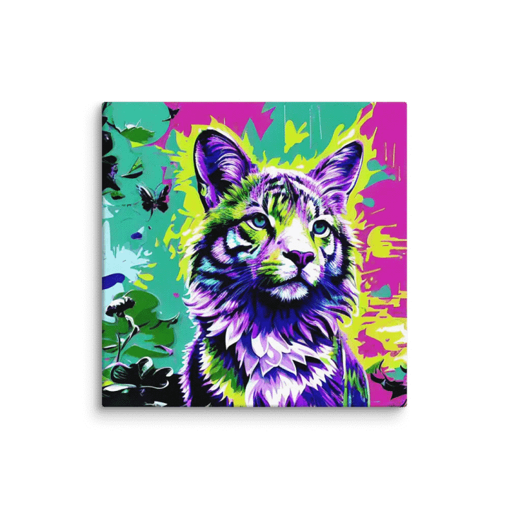 Cute Cat Digital Painting - v3 product image (1)