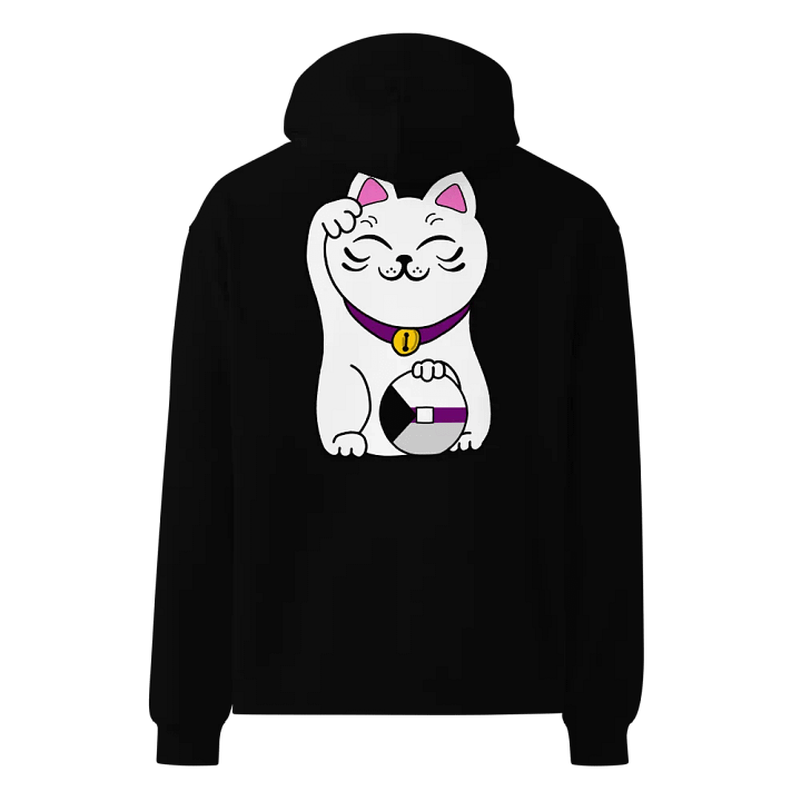 Maneki neko demisexual pride hoodie product image (6)