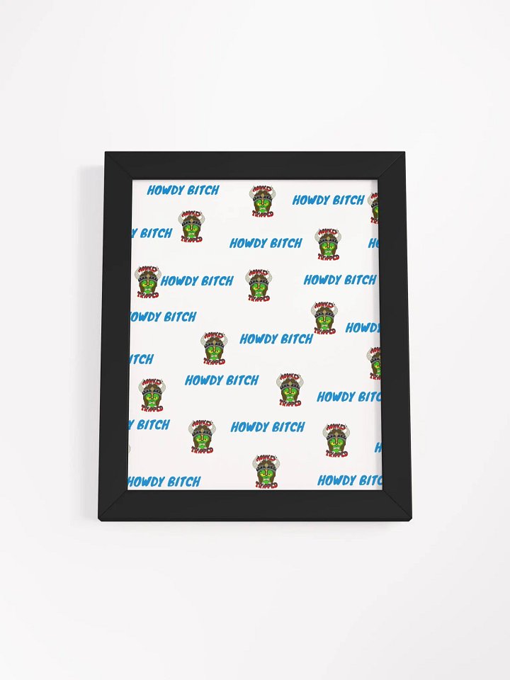 howdy bitch frame art product image (1)