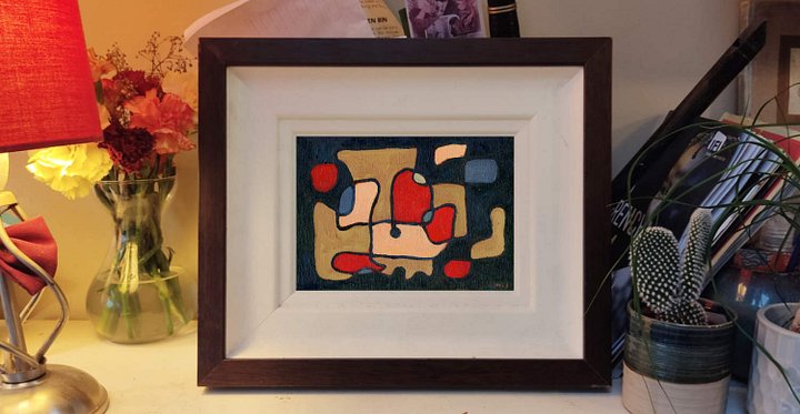 241031B Abstract Study 1. Original Study Artwork. product image (2)