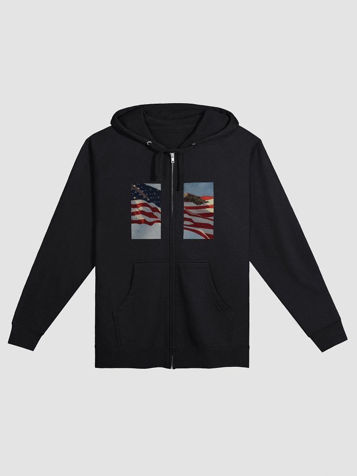 Patriotic Flight Fleece Zip-Up Hoodie product image (2)