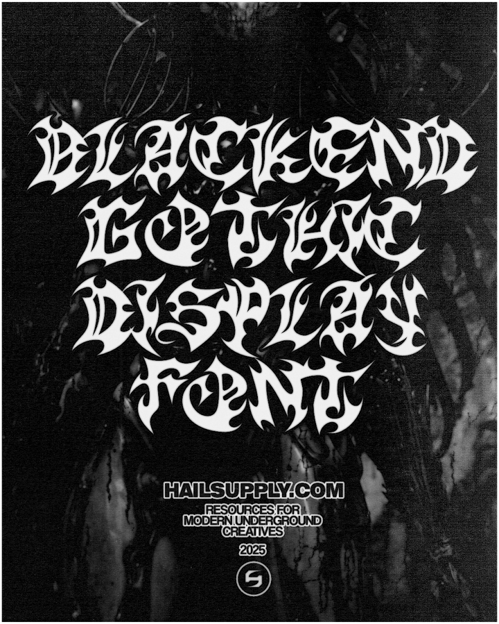BLACKEND - DISPLAY FONT product image (1)