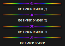 Rainbow Embed Divider Bars Pack product image (1)