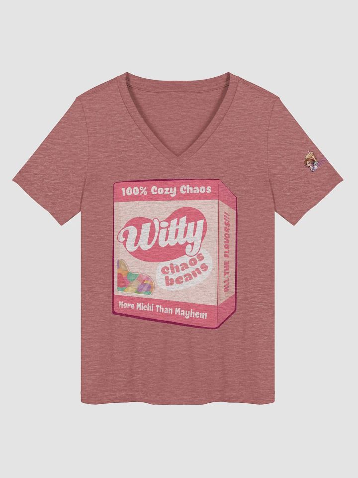Witty Chaos Bean V-Neck product image (3)