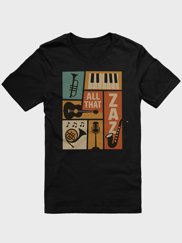 Vintage Jazz Collage T-Shirt product image (1)