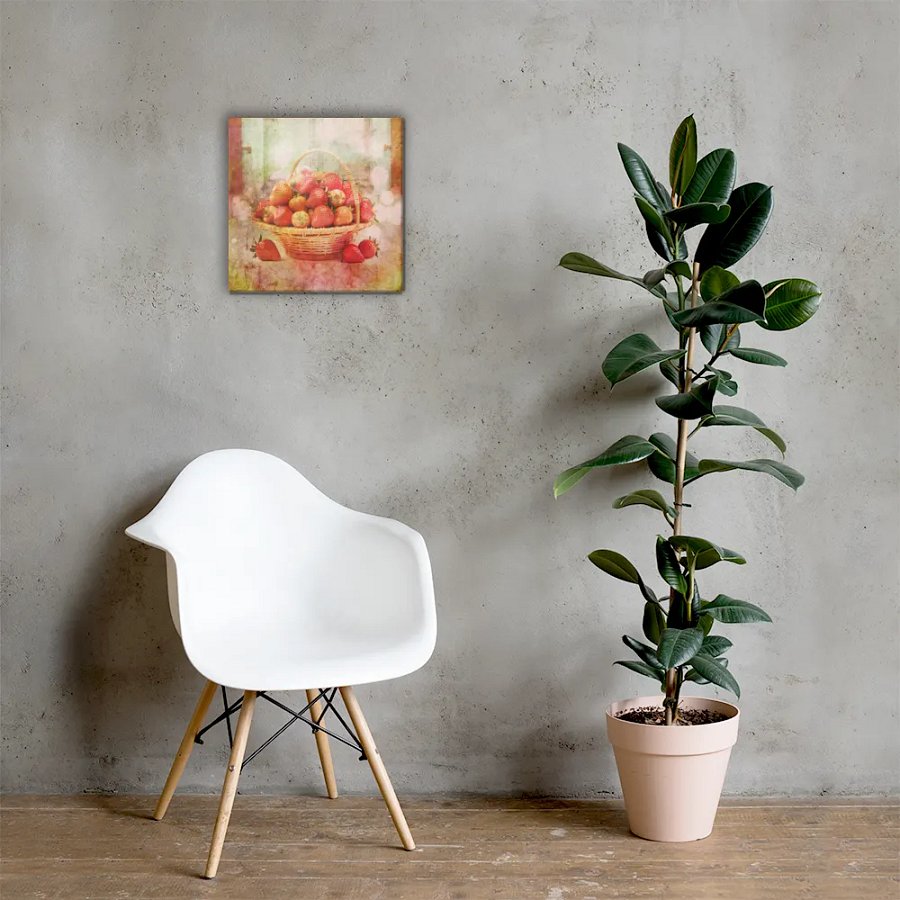 Summer Strawberry Canvas Art Print product image (7)