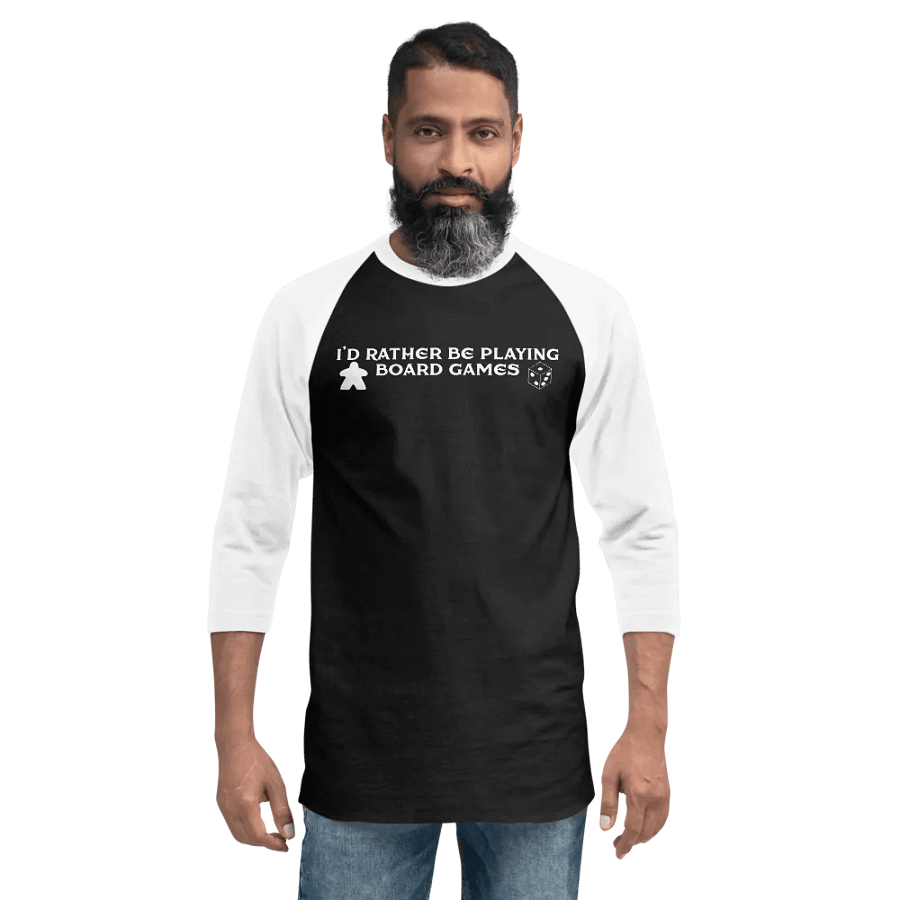 I'd Rather Be Playing Board Games Baseball Tee product image (5)