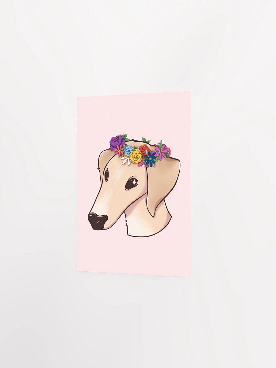 Joey 'Flower Crown' Print - Pink product image (1)