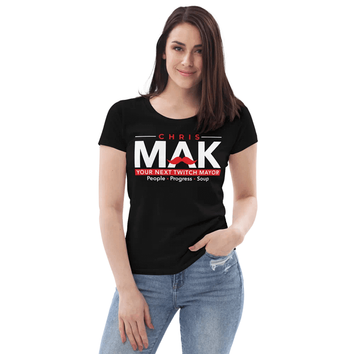 CHRIS MAK MAYOR WOMENS Black T product image (1)