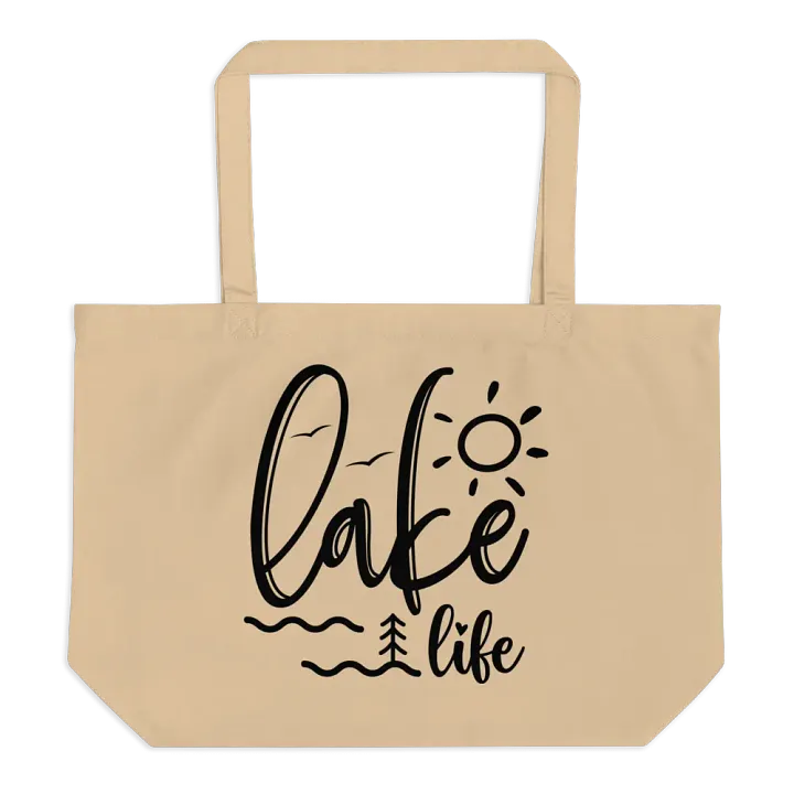 Lake Life Durable Cotton Tote Bag product image (1)