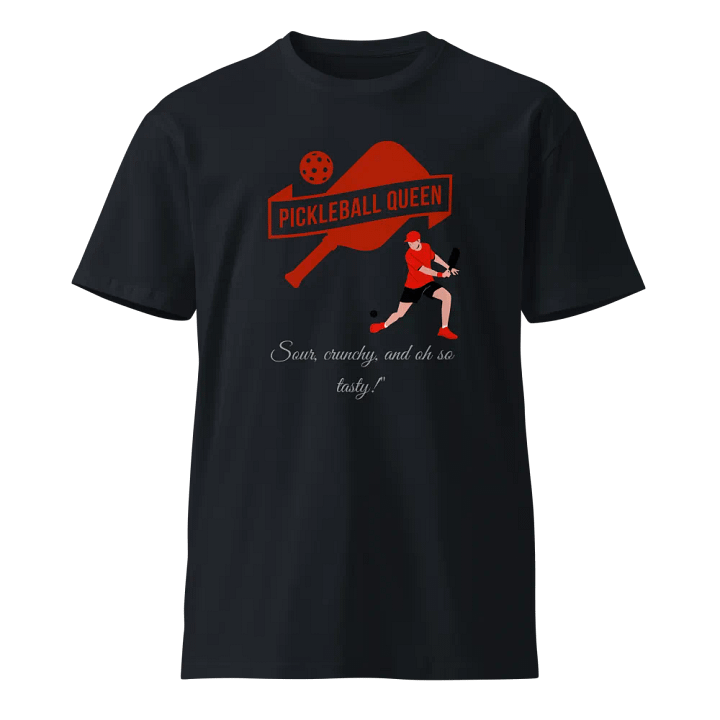 Pickleball Queen Illustrated Premium T-Shirt product image (1)