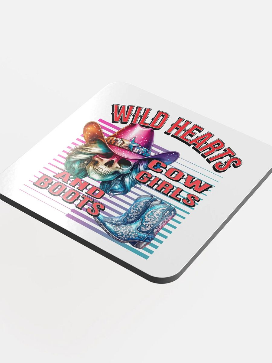 Wild Hearts Cowgirls And Boots Coaster Set product image (4)