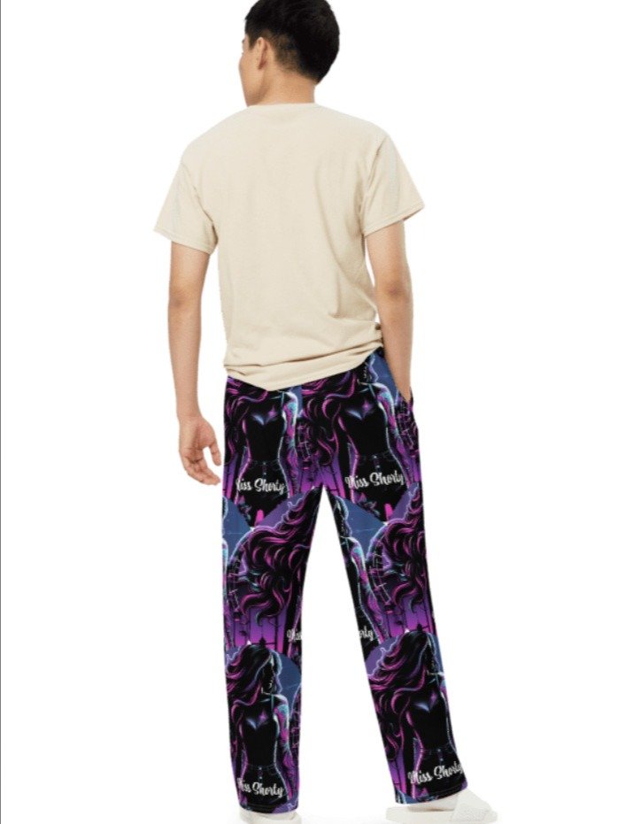 Bold & Mysterious Wide-Leg Lounge Pants product image (3)