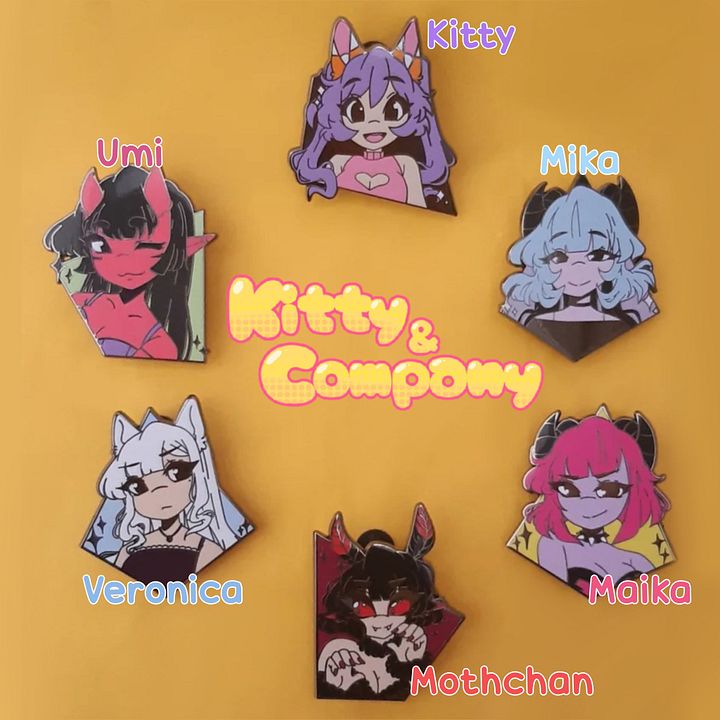 Kitty & Co Enamel Pins - Season 1 & 2 product image (1)