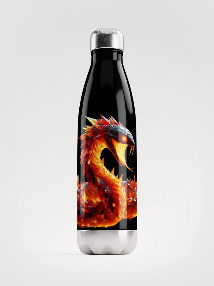 Crystallized Fire Snake #1 Stainless Steel Water Bottle product image (1)