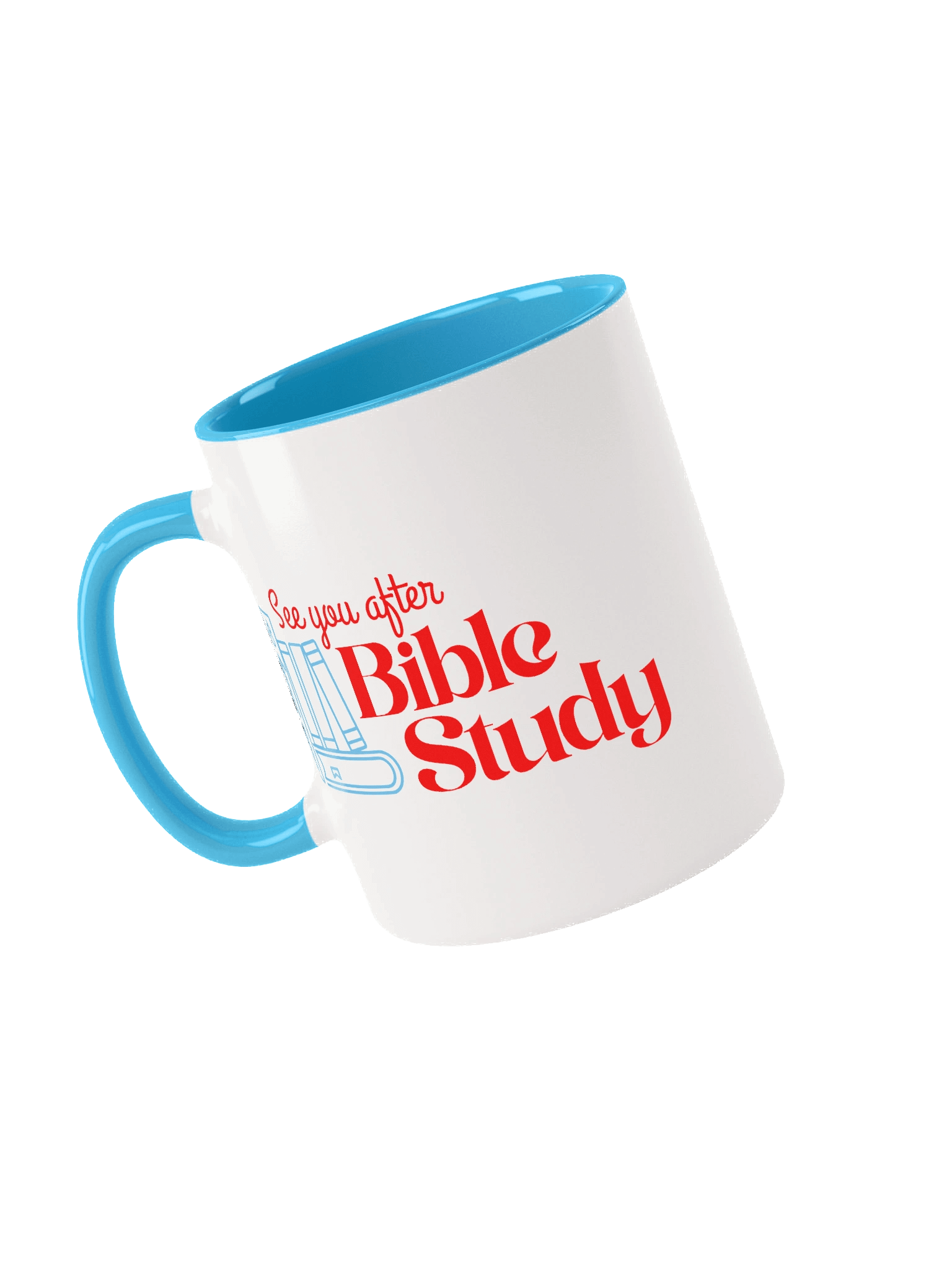 Bible Study Mug - Blue product image (5)