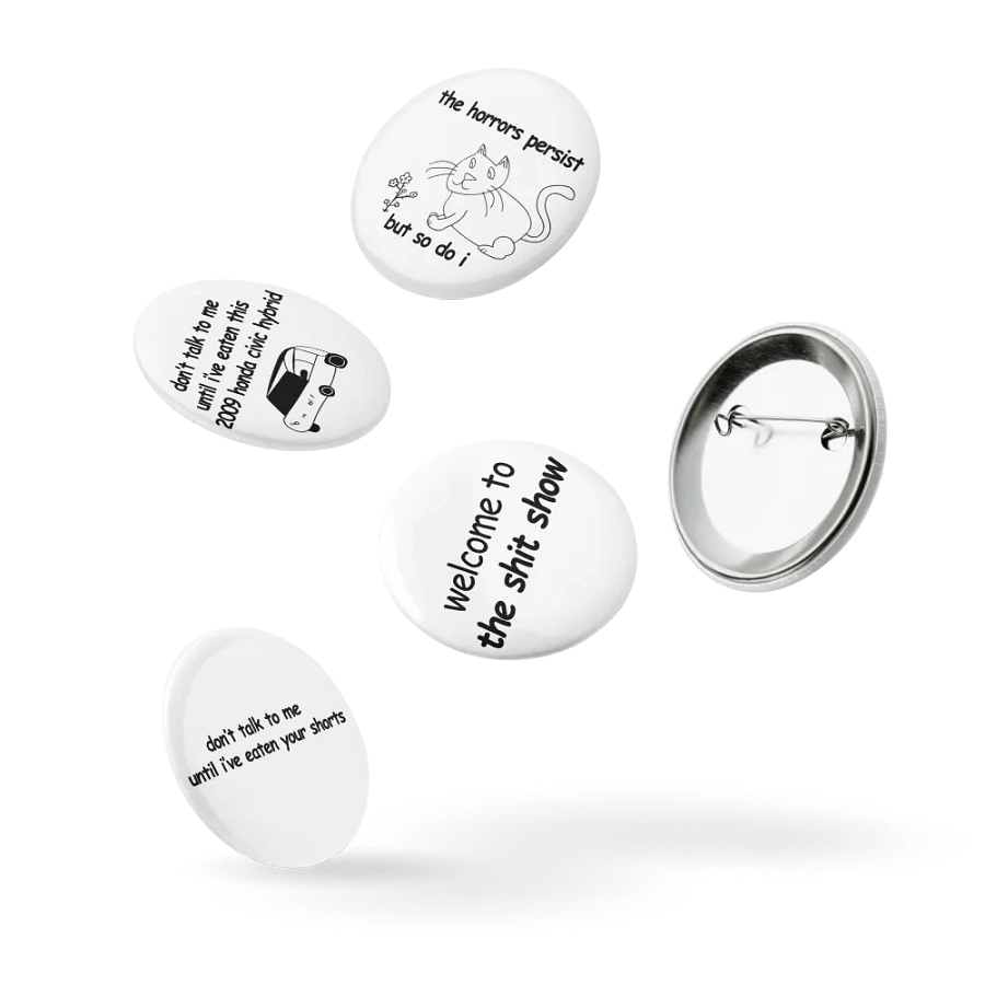 Comic Sans Collection Pin Set product image (5)