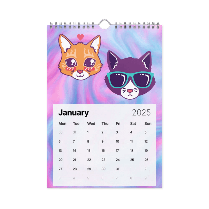Feline Fusion 2025 Calendar product image (2)